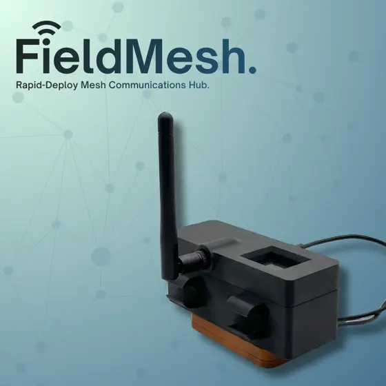 FieldMesh hub and mesh node hero image